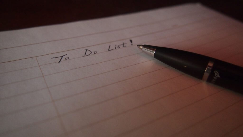 To Do list for your goals