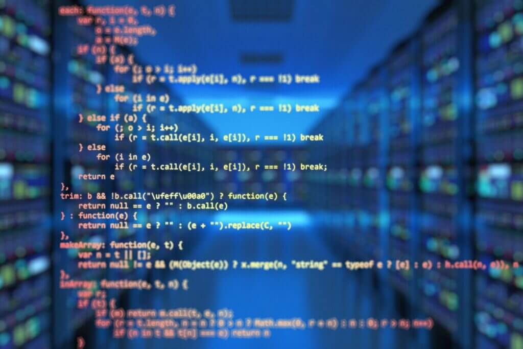 Computer Screen with lines of coding